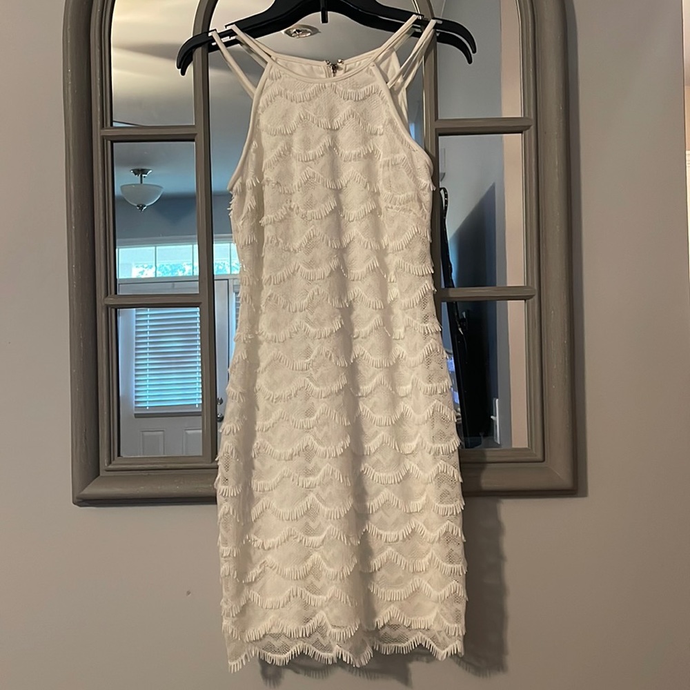 Guess White Lace Dress